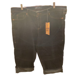 NWT Women's Fade to Blue Jeans 22W Dark Wash Blue